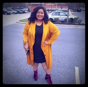 Gold trench jacket / dress